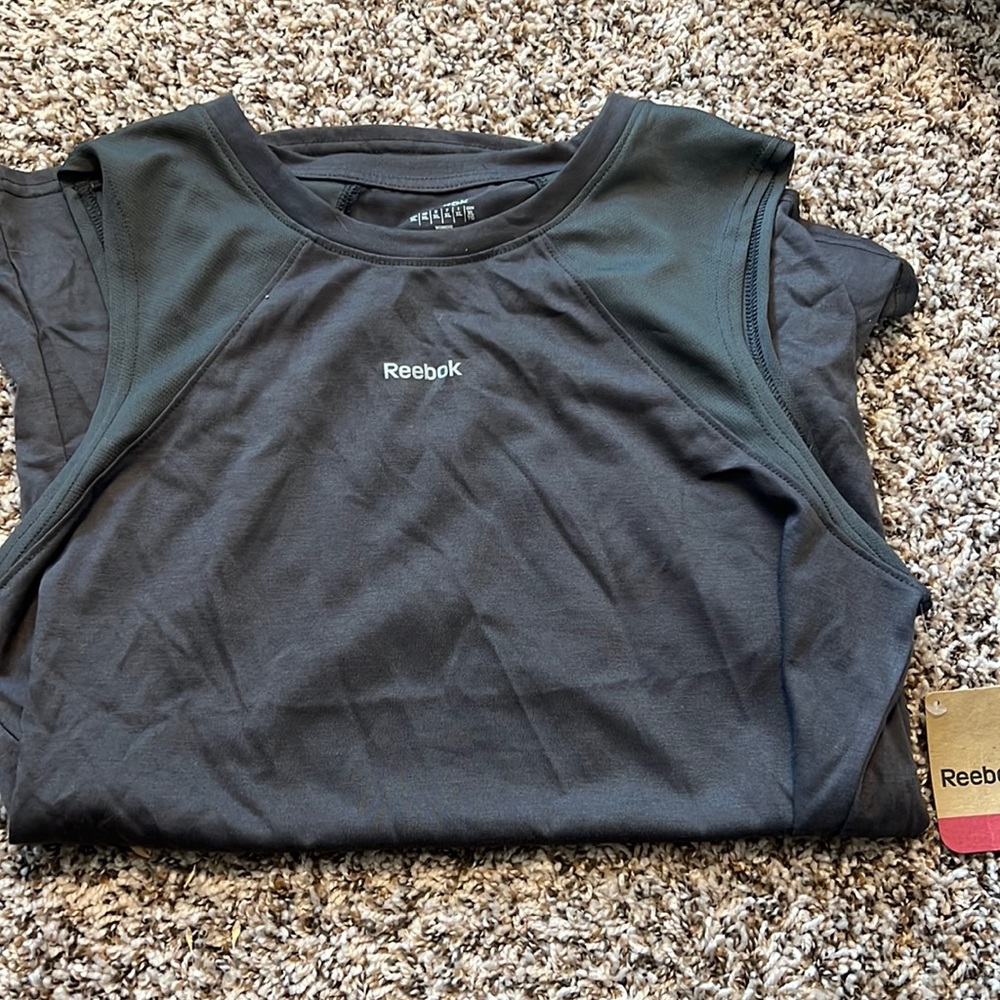 Gray Reebok Muscle Tank